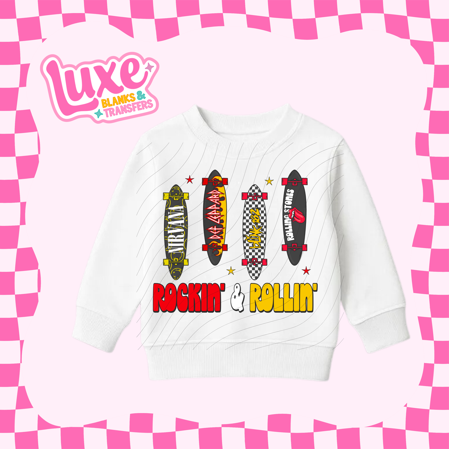 Rockin' & Rollin' | Kids DTF Heat Transfer | #166