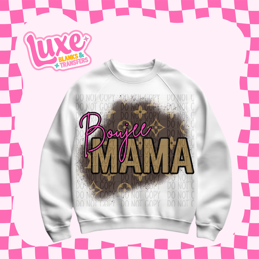 DTF Heat Transfer | Boujee Mama Pink | #714