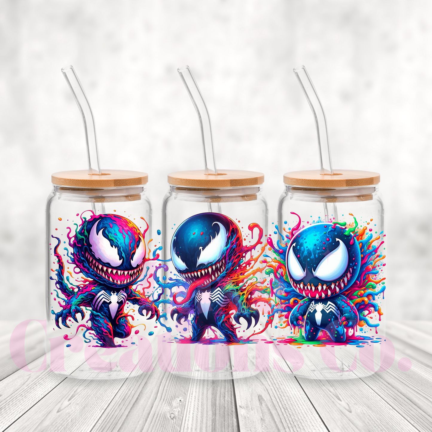 READY TO SHIP Cute Venom UV DTF Wrap (#470)