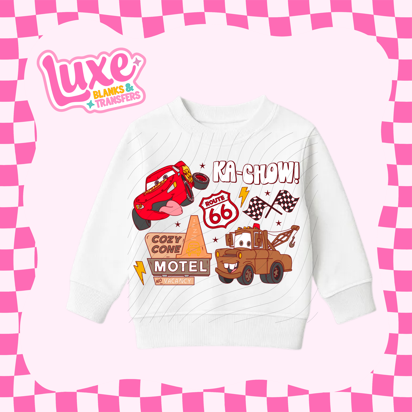 Ka-Chow | Kids DTF Heat Transfer | #174