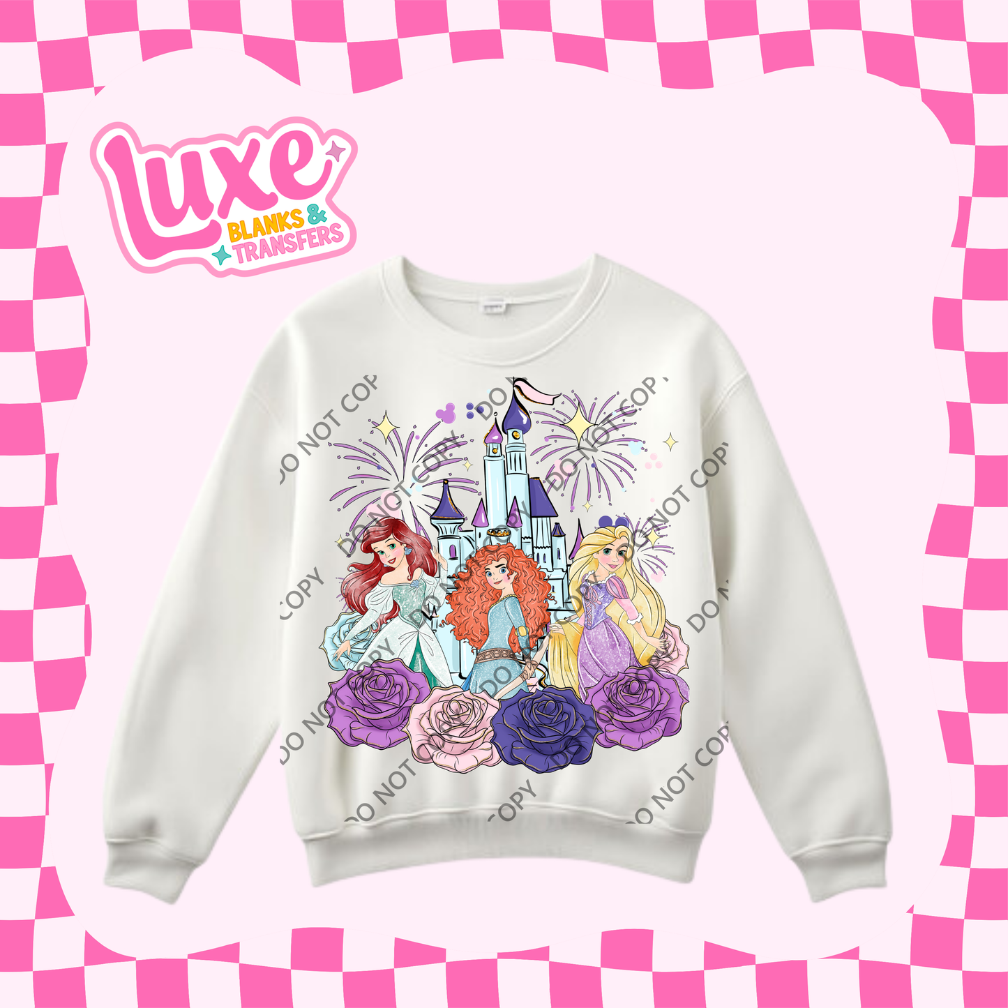 DTF Heat Transfer | Princess Castle | #325