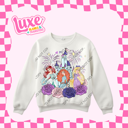 DTF Heat Transfer | Princess Castle | #325