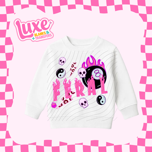 Feral Pink | Kids DTF Heat Transfer | #178