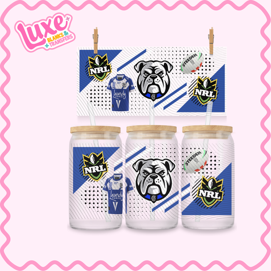 16oz UV DTF Wrap | Dogs N.R.L Team | #2872