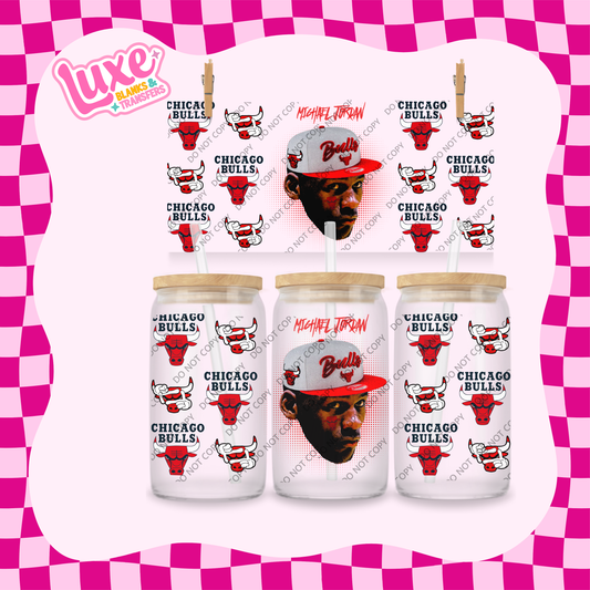 16oz UV DTF Wrap | M.Jordan NBA Player Basketball Bulls | #2089