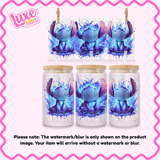 16oz UV DTF Wrap | Blu3 Al13n | #2672