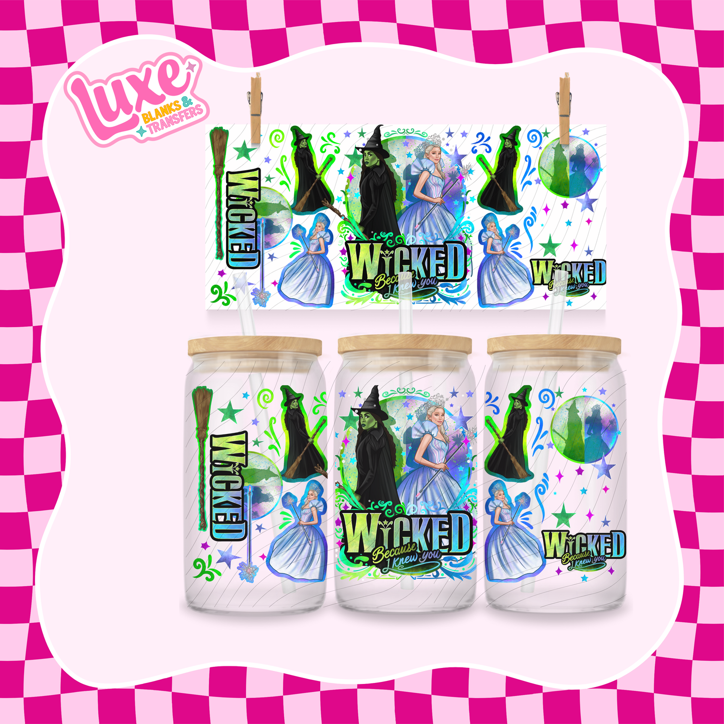 Wicke/d | 16oz UV DTF Wrap | #1604