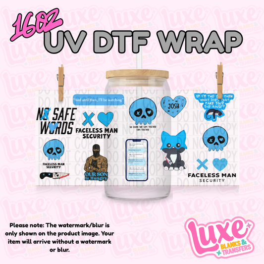16oz UV DTF Wrap | Lights Out Book | #4359