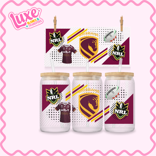 16oz UV DTF Wrap | Bris. N.R.L Team | #2878