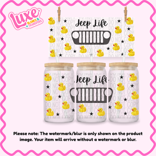 16oz UV DTF Wrap | J33p Life | #3838