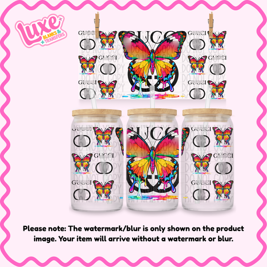 16oz UV DTF Wrap | GG Butterfly | #2718