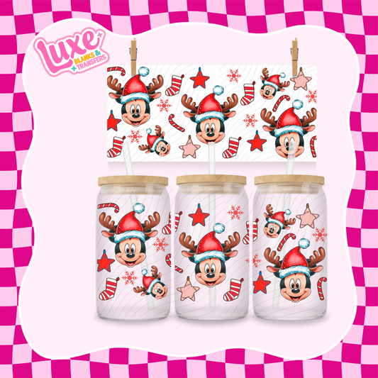 Xmas Mouse | UV DTF Wrap | #1115