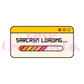 Sarcasm Loading... UV DTF Decal