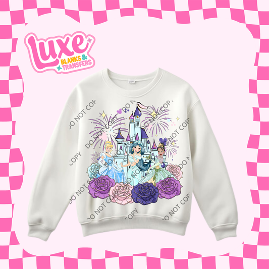 DTF Heat Transfer | Princess Castle | #327