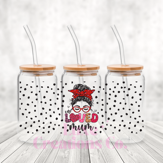 One Loved Mum UV DTF Wrap by Luxe (#21)