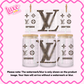 16oz UV DTF Wrap | Brown VL Pattern | #2009