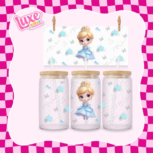 Cutesy Princess Cind. | UV DTF Wrap | #1170