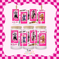 Pink Horror 8`UV DTF Wrap (#664)