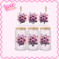 16oz UV DTF Wrap | Tea/Coffee/Sugar Butterflies | #2891