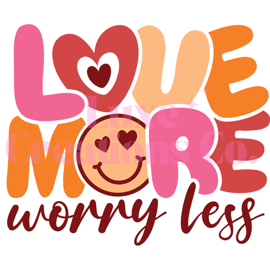 Love More UV DTF Decal