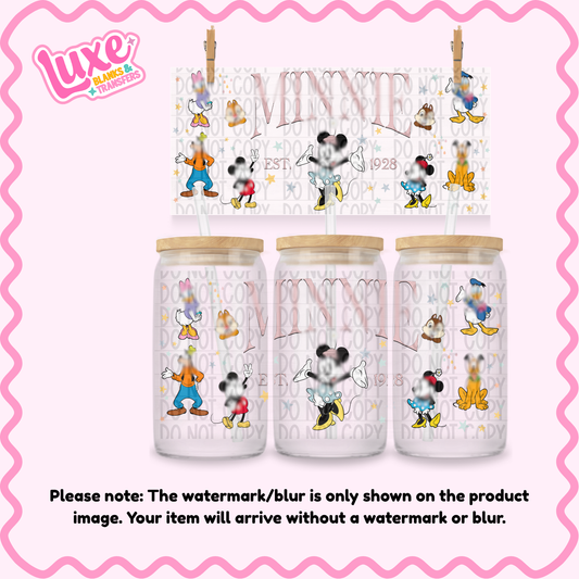 16oz UV DTF Wrap | Mouse Girl | #282
