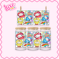 16oz UV DTF Wrap | Cute Sesame | #2446
