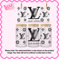 16oz UV DTF Wrap | Black VL | #2010