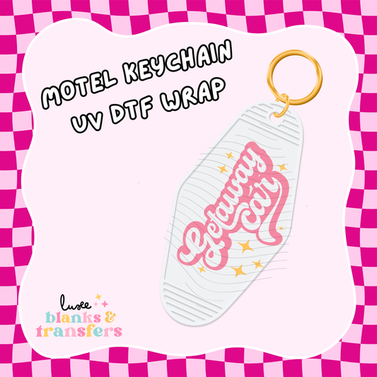 Motel Keychain UV DTF Wrap (#C50)