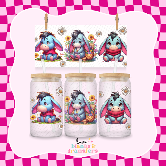 Donkey Flowers UV DTF Wrap (#671)