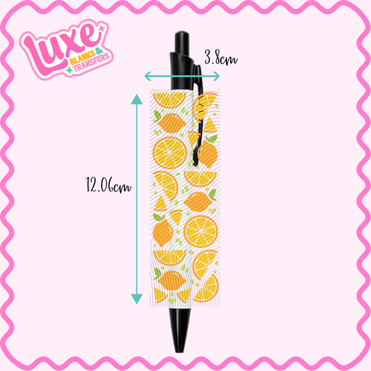 UV DTF Pen Wrap | Oranges | #50