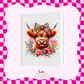 Cow #2 A5 Journal UV DTF Transfer (#A45)