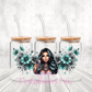 Aqua Tattoo Girl UV DTF Wrap by Luxe (#23)