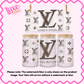 16oz UV DTF Wrap | Brown VL | #2012