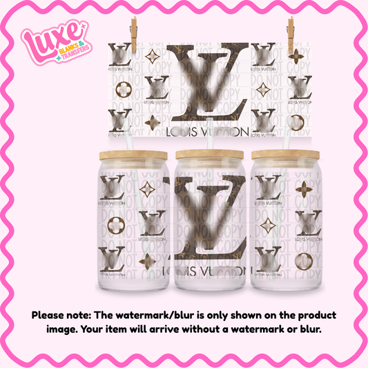 16oz UV DTF Wrap | Brown VL | #2012