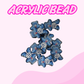 Flatback Acrylic Bead | Stop Being A D*ck