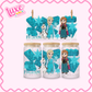 16oz UV DTF Wrap | Ice Princess Blocks | #3424