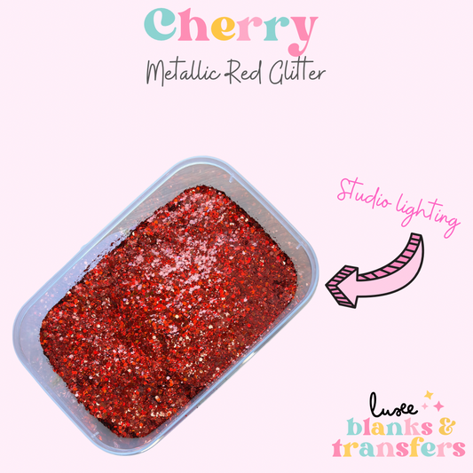 “Cherry” Chunky Mix Glitter
