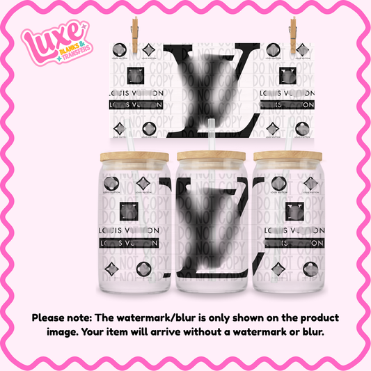 16oz UV DTF Wrap | Black VL | #2014