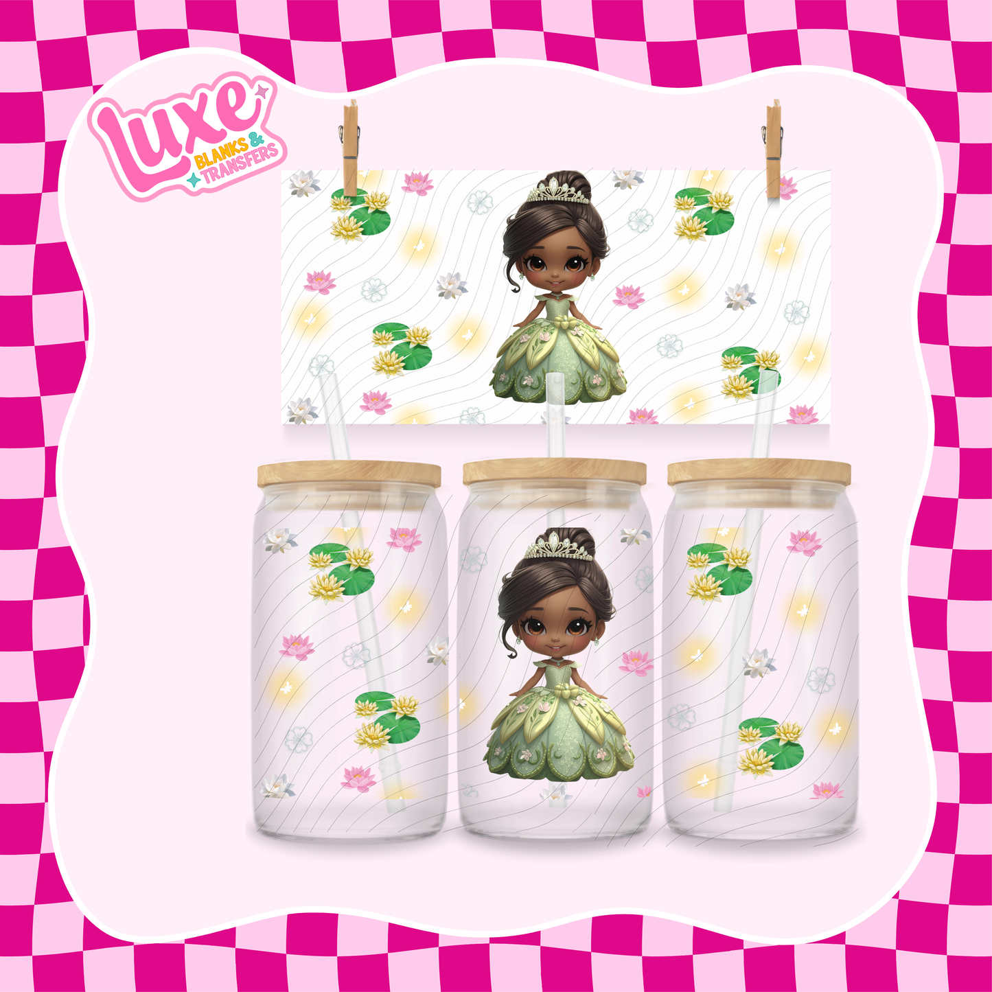 Cutesy Princess | UV DTF Wrap | #1175