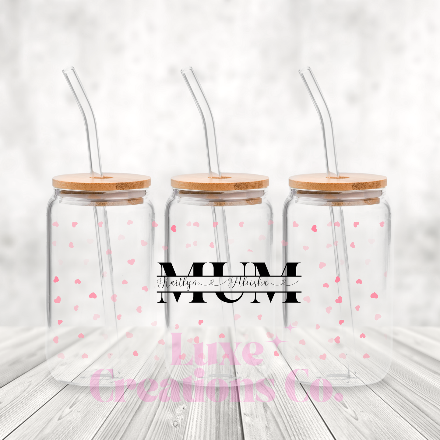 Mum Personalised UV DTF Wrap by Luxe (#25)