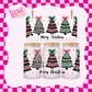 Merry Christmas Trees | UV DTF Wrap | #1176
