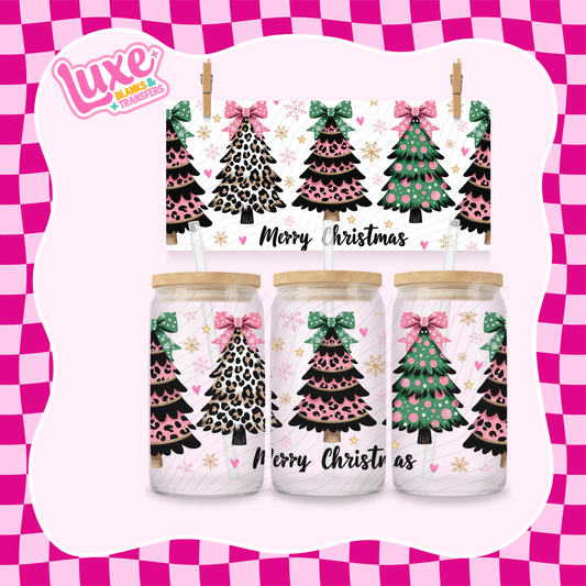 Merry Christmas Trees | UV DTF Wrap | #1176