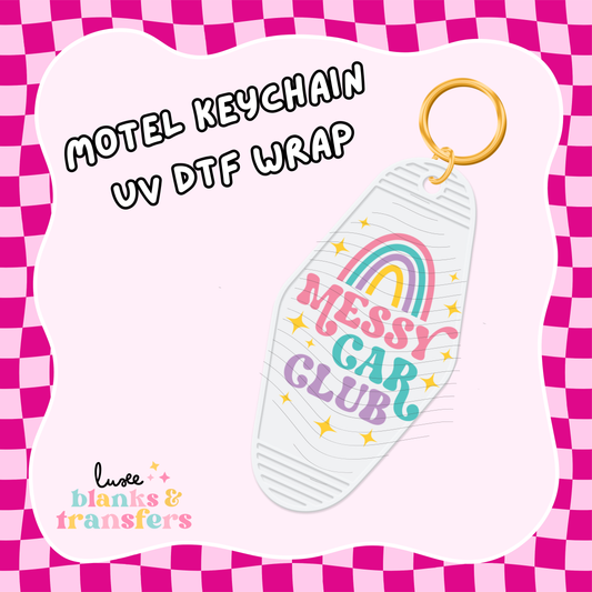 Motel Keychain UV DTF Wrap (#C56)
