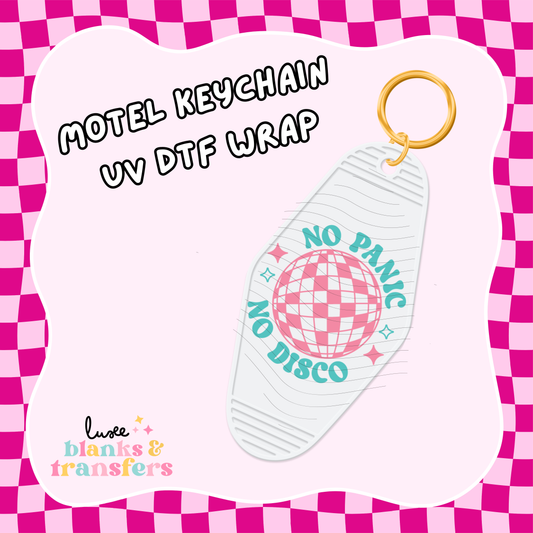 Motel Keychain UV DTF Wrap (#C57)