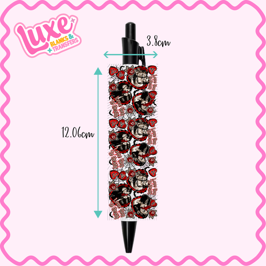 UV DTF Pen Wrap | Love You To Death | #56