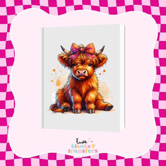 Cow #7 A5 Journal UV DTF Transfer (#A50)