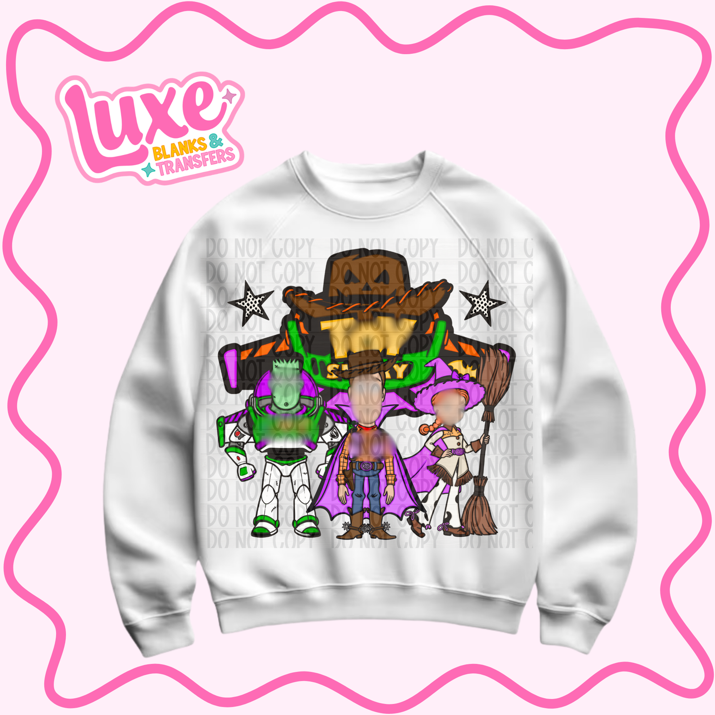 DTF Heat Transfer | Spooky T0ys | #1283