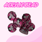 Flatback Acrylic Bead | Spooky