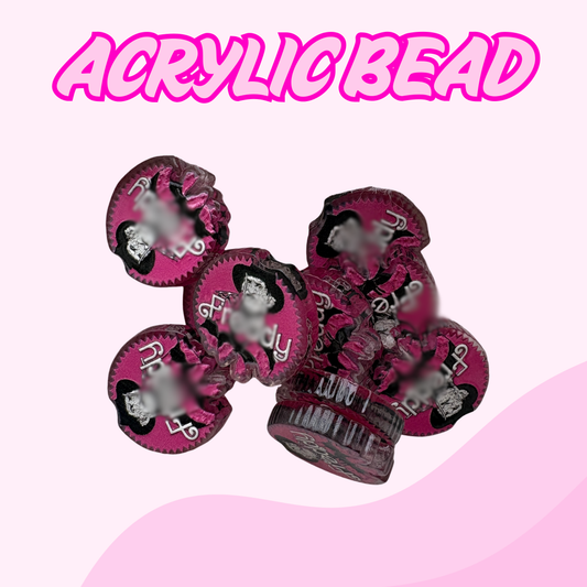 Flatback Acrylic Bead | Spooky