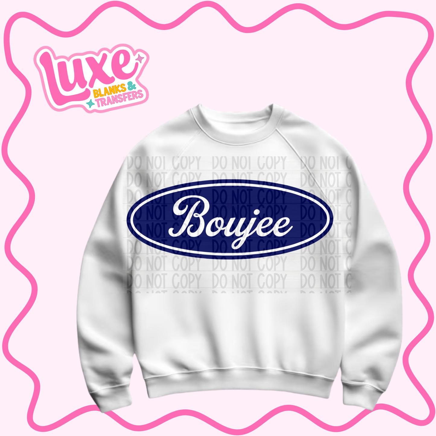 DTF Heat Transfer | Boujee Car Inspo | #1284